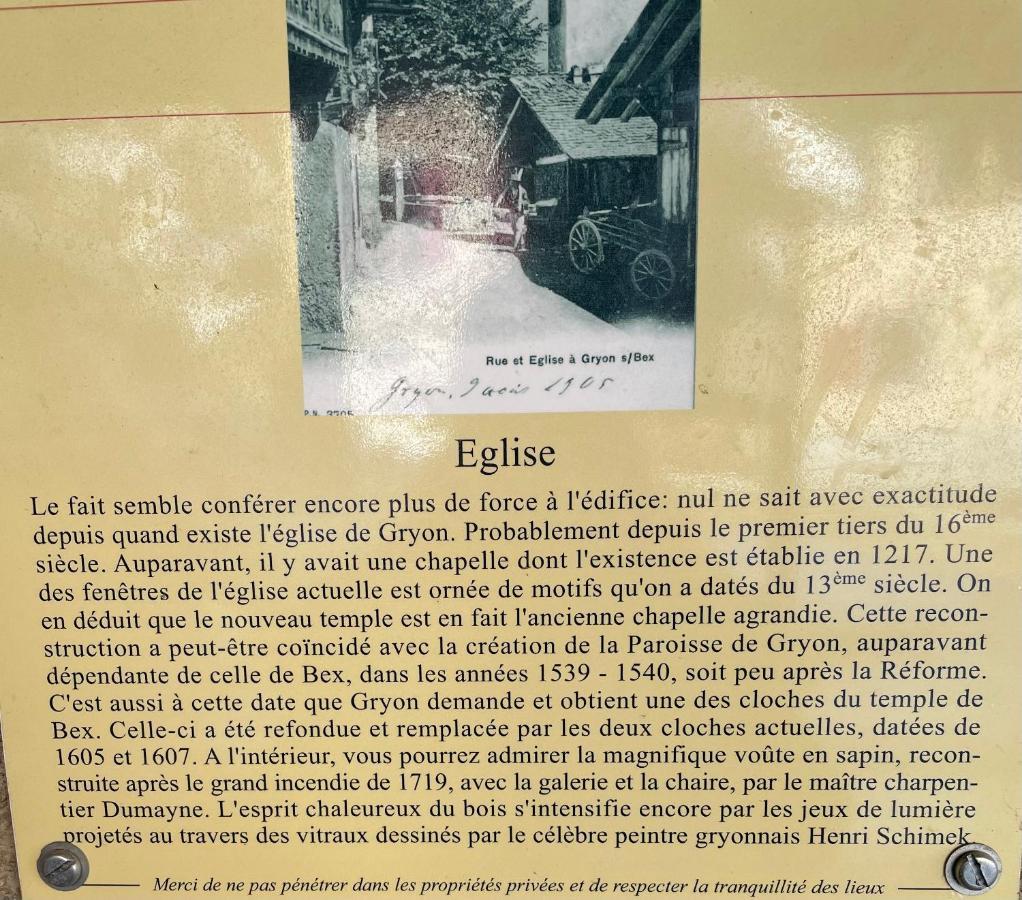 Chalet Rayon De Soleil Gryon Villars Екстер'єр фото